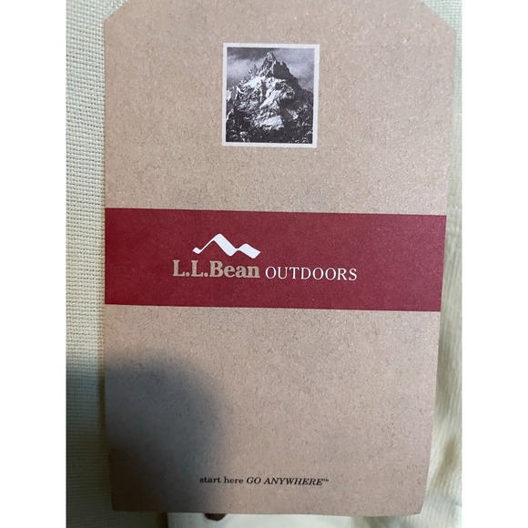 LL Bean Shirt Mens Medium Yellow Button Up Outdoor Hiking Nylon Short Sleeve NWT - Picture 4 of 10